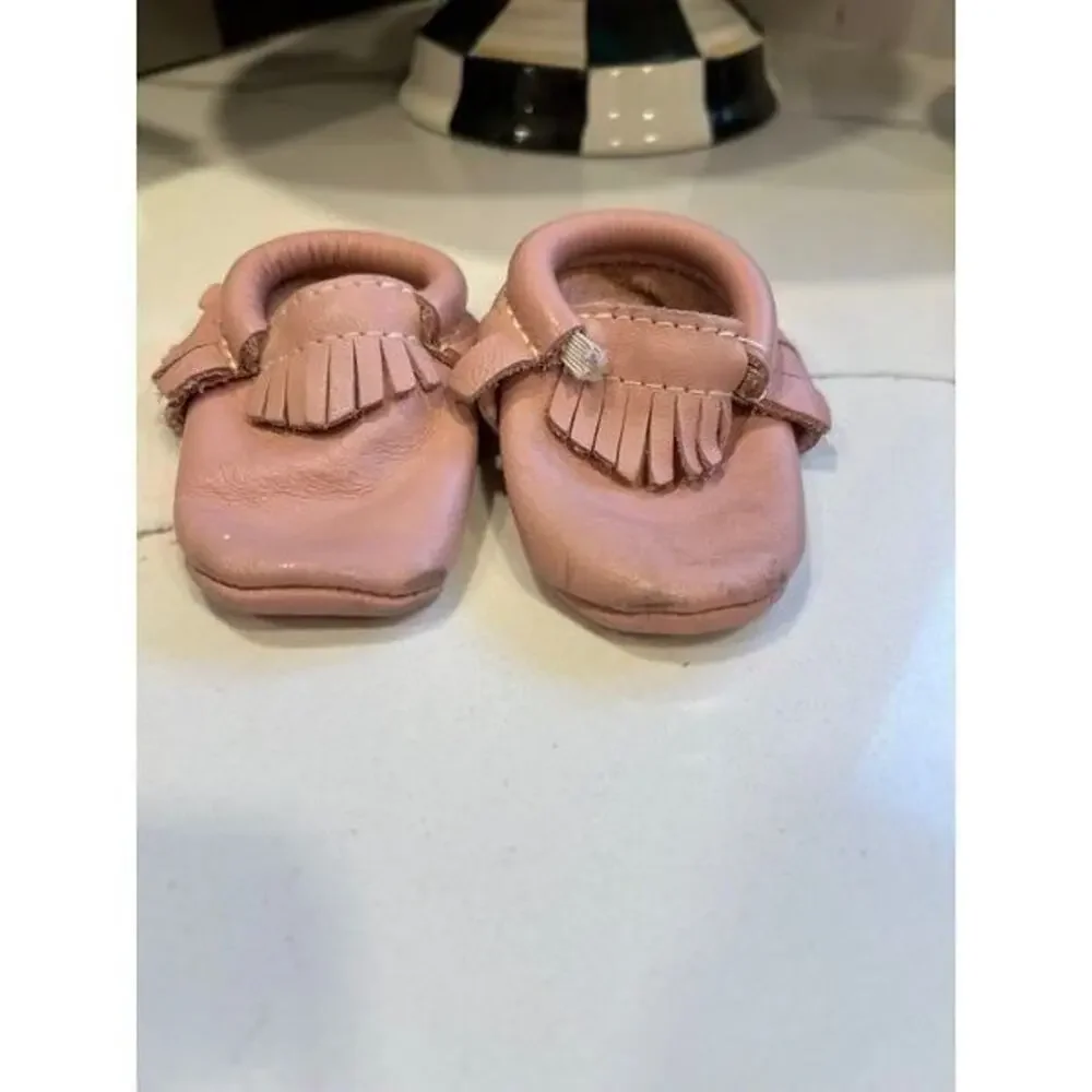 Freshly Picked Blush pink Moccasin Baby‎ Shoe 2